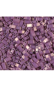 Miyuki half tila 5x2.4mm beads - Opaque dark orchid luster HTL-1867